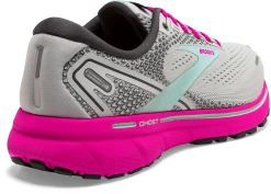 BROOKS Women's Ghost 14 (024 - Oyster/Yucca/Pink) 9 BROOKS Women's Ghost 14 (024 - Oyster/Yucca/Pink) -Boutique Sports Fashion Store 120356 024 H Ghost 14