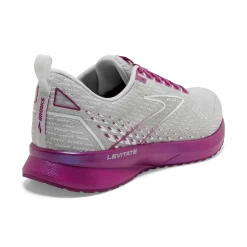 BROOKS Women's Levitate 5 (003 - Grey/Lavender/Baton Rouge) -Boutique Sports Fashion Store 120357 003 H Levitate 5