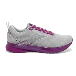 BROOKS Women's Levitate 5 (003 - Grey/Lavender/Baton Rouge)