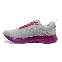 BROOKS Women's Levitate 5 (003 - Grey/Lavender/Baton Rouge) -Boutique Sports Fashion Store 120357 003 M Levitate 5