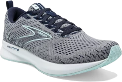 BROOKS Women's Levitate 5 (069 - Grey/Peacoat/Blue Light) -Boutique Sports Fashion Store 120357 069 A Levitate 5