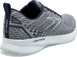 BROOKS Women's Levitate 5 (069 - Grey/Peacoat/Blue Light) -Boutique Sports Fashion Store 120357 069 H Levitate 5