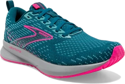 BROOKS Women's Levitate 5 (423 - Blue/Porcelain/Pink) -Boutique Sports Fashion Store 120357 423 A Levitate 5