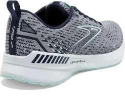 BROOKS Women's Levitate 5 GTS (069 - Grey/Peacoat/Blue Light) 9 BROOKS Women's Levitate 5 GTS (069 - Grey/Peacoat/Blue Light) -Boutique Sports Fashion Store 120358 069 H Levitate GTS 5