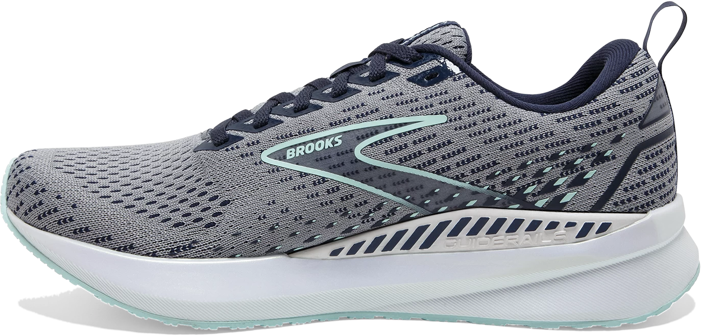 BROOKS Women's Levitate 5 GTS (069 - Grey/Peacoat/Blue Light) 2 BROOKS Women's Levitate 5 GTS (069 - Grey/Peacoat/Blue Light) - Image 2
