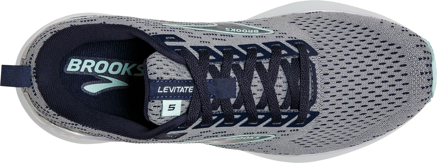 BROOKS Women's Levitate 5 GTS (069 - Grey/Peacoat/Blue Light) 5 BROOKS Women's Levitate 5 GTS (069 - Grey/Peacoat/Blue Light) - Image 5