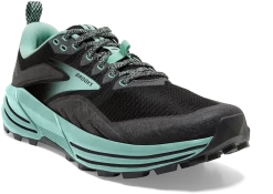 BROOKS Women's Cascadia 16 (049 - Black/Ebony/Yucca) -Boutique Sports Fashion Store 120363 049 A Cascadia 16