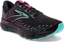 BROOKS Women’s Glycerin 20 (005 - Black/Blue Light/Pink) -Boutique Sports Fashion Store 120369 005 A Glycerin 20