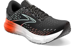 BROOKS Women’s Glycerin 20 (045- Black/Red/Opal) -Boutique Sports Fashion Store 120369 045 A Glycerin 20