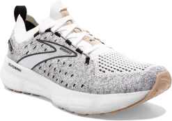 BROOKS Women's Glycerin 20 Stealthfit (163 - White/Black/Cream) -Boutique Sports Fashion Store 120372 163 A Glycerin StealthFit 20