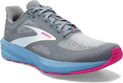 BROOKS Women’s Launch 9 (016 - Grey/Blue/Pink) -Boutique Sports Fashion Store 120373 016 A Launch 9