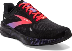 BROOKS Women’s Launch GTS 9 (026 - Black/Coral/Purple) -Boutique Sports Fashion Store 120374 026 A Launch GTS 9