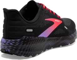 BROOKS Women’s Launch GTS 9 (026 - Black/Coral/Purple) -Boutique Sports Fashion Store 120374 026 H Launch GTS 9