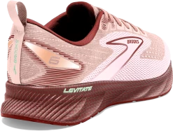 BROOKS Women's Levitate 6 (662 - Peach Whip/Pink) -Boutique Sports Fashion Store 120383 662 H Levitate 6