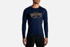 Men's Brooks Distance Graphic Long Sleeve 211319-481