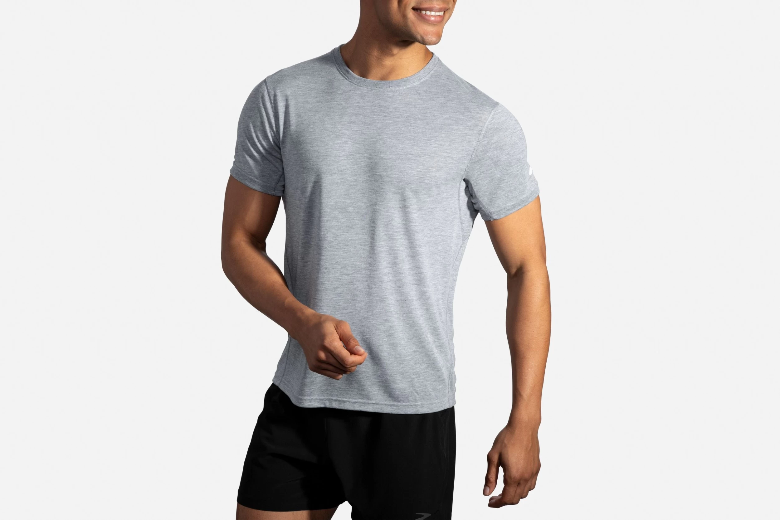 Men's Brooks Distance Short Sleeve-211444-080 2 Men's Brooks Distance Short Sleeve-211444-080 - Image 2