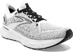 BROOKS Men’s Glycerin Stealthfit 20 (135 - White/Grey/Black) -Boutique Sports Fashion Store 2140E548 69F0 4440 AED2 8F6BD5F8F056