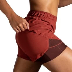 Women's Brooks Chaser 5" 2-in-1 Short - 221464-681 -Boutique Sports Fashion Store 221464 681 MV Chaser 5in 2in1 Short
