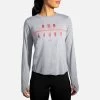 Women's Brooks Distance Graphic Long Sleeve 221468-082