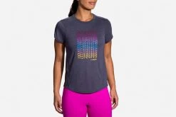 Women's Brooks Distance Graphic Short Sleeve - 221469-459 6 Women's Brooks Distance Graphic Short Sleeve - 221469-459 -Boutique Sports Fashion Store 221469 459 MF Distance Graphic Short Sleeve