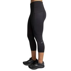 Women's Brooks Method 3/4 Tight - 221522-001 -Boutique Sports Fashion Store 221522 001 D4 Method 34 Tight