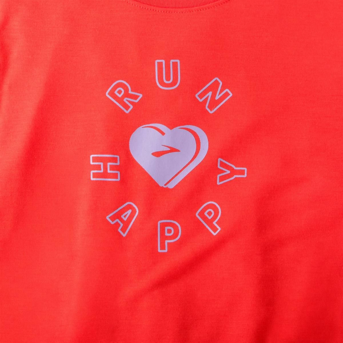 Women's Brooks Run Happy Short Sleeve 221541-635 4 Women's Brooks Run Happy Short Sleeve 221541-635 - Image 4