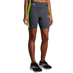 Women's Brooks Run Visible 6" Short Tight - 221565-044 9 Women's Brooks Run Visible 6" Short Tight - 221565-044 -Boutique Sports Fashion Store 221565 044 MF Run Visible 6in Short Tight