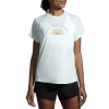 Women's Brooks Distance Graphic Short Sleeve- 221600-430
