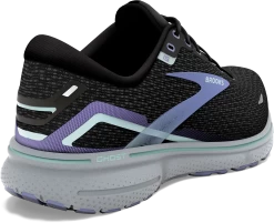 BROOKS Women's Ghost 15 (011 - Black/Jacaranda/Salt) -Boutique Sports Fashion Store 2D2D0640 154D 49D6 9641 E3047AE568AE