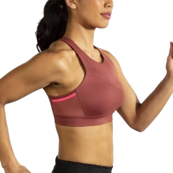 Women's Brooks Drive 3 Pocket Run Bra - 350080-691 -Boutique Sports Fashion Store 350080 691 mv drive 3 pocket run bra womens compression running bra
