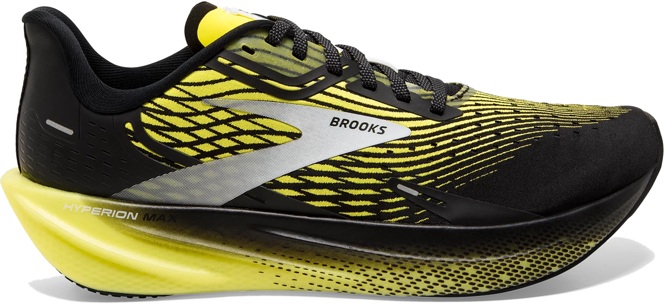 BROOKS Men’s Hyperion Max (078 - Black/Blazing Yellow/White 1 BROOKS Men’s Hyperion Max (078 - Black/Blazing Yellow/White