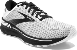 BROOKS Men’s Adrenaline GTS 22 (135 - White/Grey/Black) -Boutique Sports Fashion Store 480AF7CC 0C53 4BD9 8E2E 15B5B5042B33