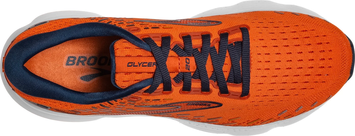 BROOKS Men’s Glycerin 20 (843 - Orange/Titan/Flame) 5 BROOKS Men’s Glycerin 20 (843 - Orange/Titan/Flame) - Image 5