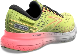 BROOKS Men’s Glycerin 20 (725 - Lime/Red/Ebony) -Boutique Sports Fashion Store 5A46FC88 82D1 4AFB BDF0 17E149D97208
