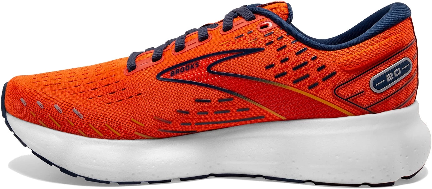 BROOKS Men’s Glycerin 20 (843 - Orange/Titan/Flame) 2 BROOKS Men’s Glycerin 20 (843 - Orange/Titan/Flame) - Image 2