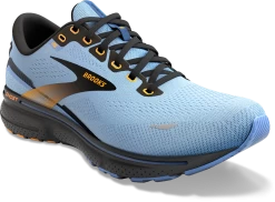 BROOKS Women's Ghost 15 (437 - Light Blue/Black/Yellow) -Boutique Sports Fashion Store 79EE4DFA 729D 42E1 A2EB 826A78B70A05