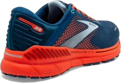 BROOKS Men's Adrenaline GTS 22 (404 - Blue/Light Blue Orange) -Boutique Sports Fashion Store 825FA170 3AB2 4788 8150 26AC50ACD4EE