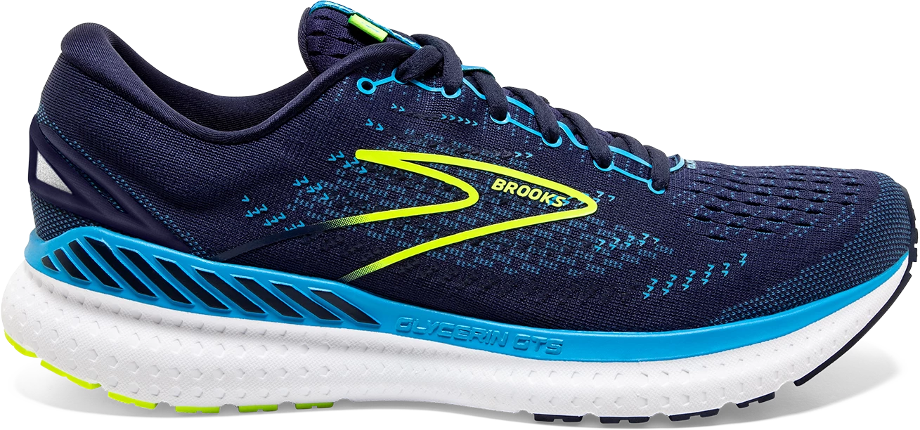 BROOKS Men's Glycerin GTS 19 (443 - Navy/Blue/Nightlife) 1 BROOKS Men's Glycerin GTS 19 (443 - Navy/Blue/Nightlife)