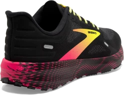 BROOKS Men’s Launch 9 (016 - Black/Pink/Yellow) -Boutique Sports Fashion Store 87D67EB4 9C18 4000 887C 69AA5A66DDEF