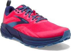 BROOKS Women's Cascadia 16 (647 - Pink/Flambe/Cobalt) -Boutique Sports Fashion Store 8B3F2770 03D3 4558 9764 304BCCAF7CE9