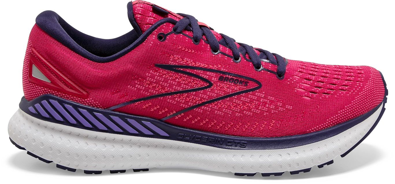 BROOKS Women's Glycerin GTS 19 (623 - Barberry/Purple/Calypso) 1 BROOKS Women's Glycerin GTS 19 (623 - Barberry/Purple/Calypso)