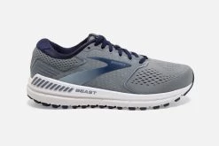 BROOKS Men's Beast '20 2E WIDE (491 - Blue/grey/peacoat)