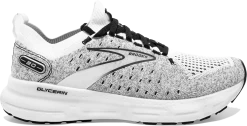 BROOKS Men’s Glycerin Stealthfit 20 (135 - White/Grey/Black)