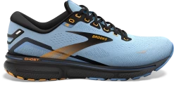 BROOKS Women's Ghost 15 (437 - Light Blue/Black/Yellow)