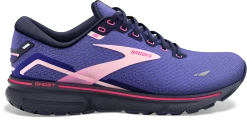 BROOKS Women's Ghost 15 (469 - Blue/Peacoat/Pink)