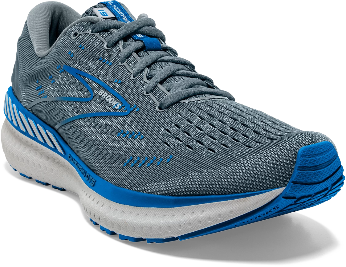 BROOKS Men's Glycerin GTS 19 (095 - Quarry/Grey/Dark Blue) 3 BROOKS Men's Glycerin GTS 19 (095 - Quarry/Grey/Dark Blue) - Image 3
