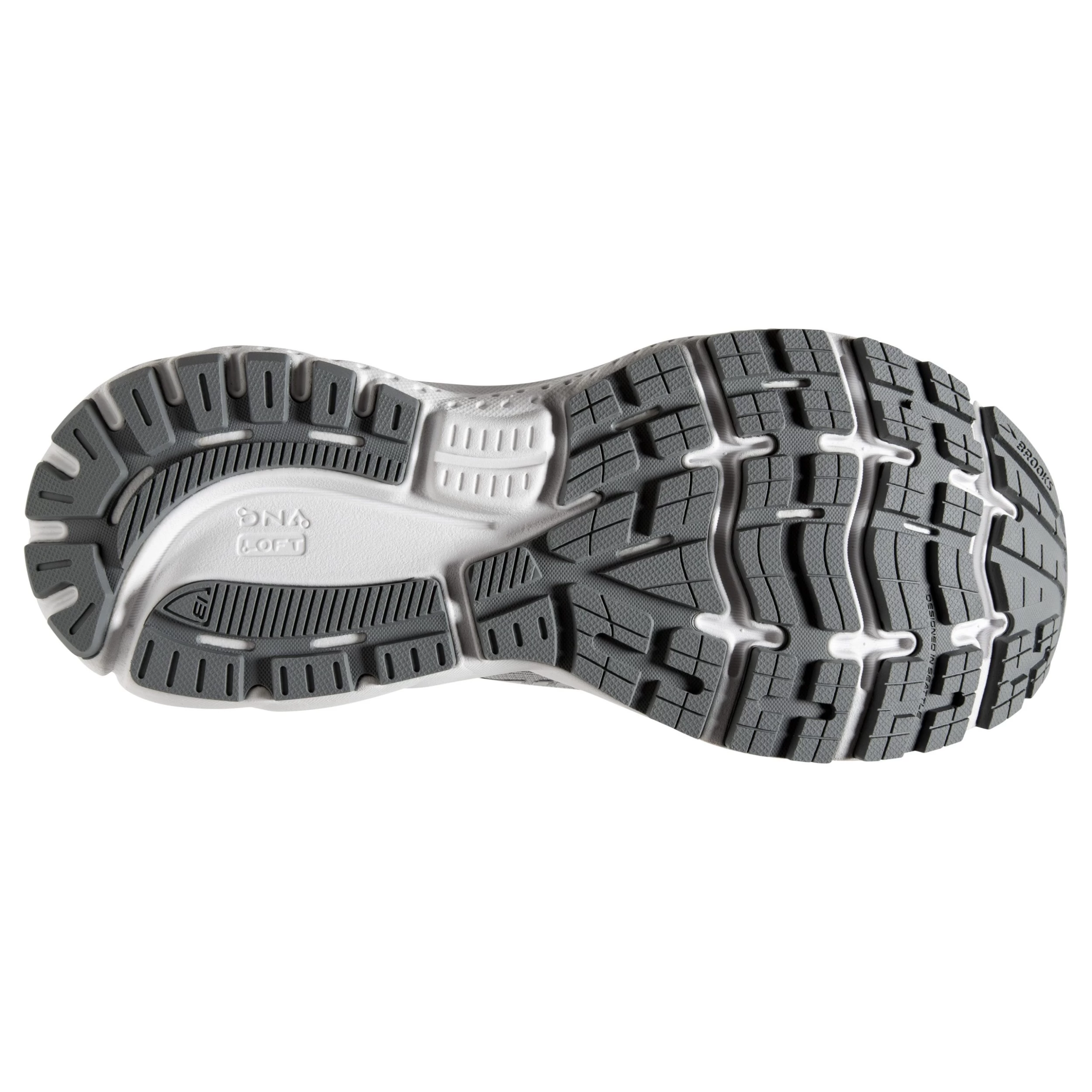 BROOKS Women's Ghost 13 (051 - Alloy/oyster/white) 4 BROOKS Women's Ghost 13 (051 - Alloy/oyster/white) - Image 4