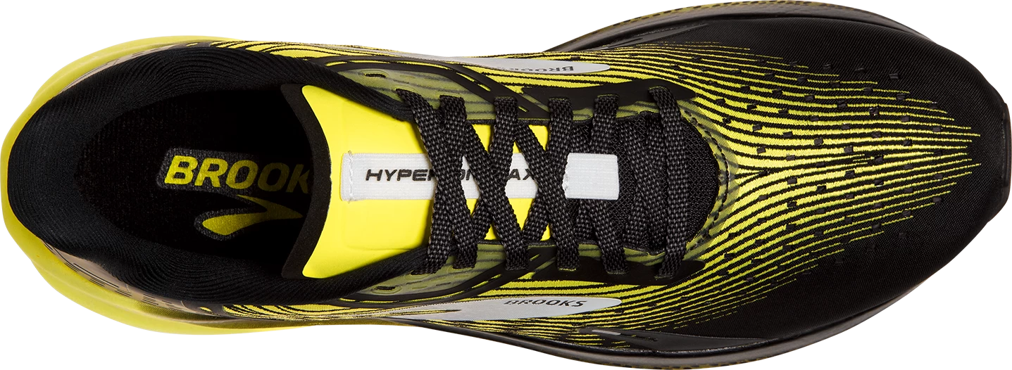 BROOKS Men’s Hyperion Max (078 - Black/Blazing Yellow/White 4 BROOKS Men’s Hyperion Max (078 - Black/Blazing Yellow/White - Image 4