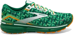 BROOKS Women's Ghost 15 “Run Lucky” (371 - Green/White/Orange)
